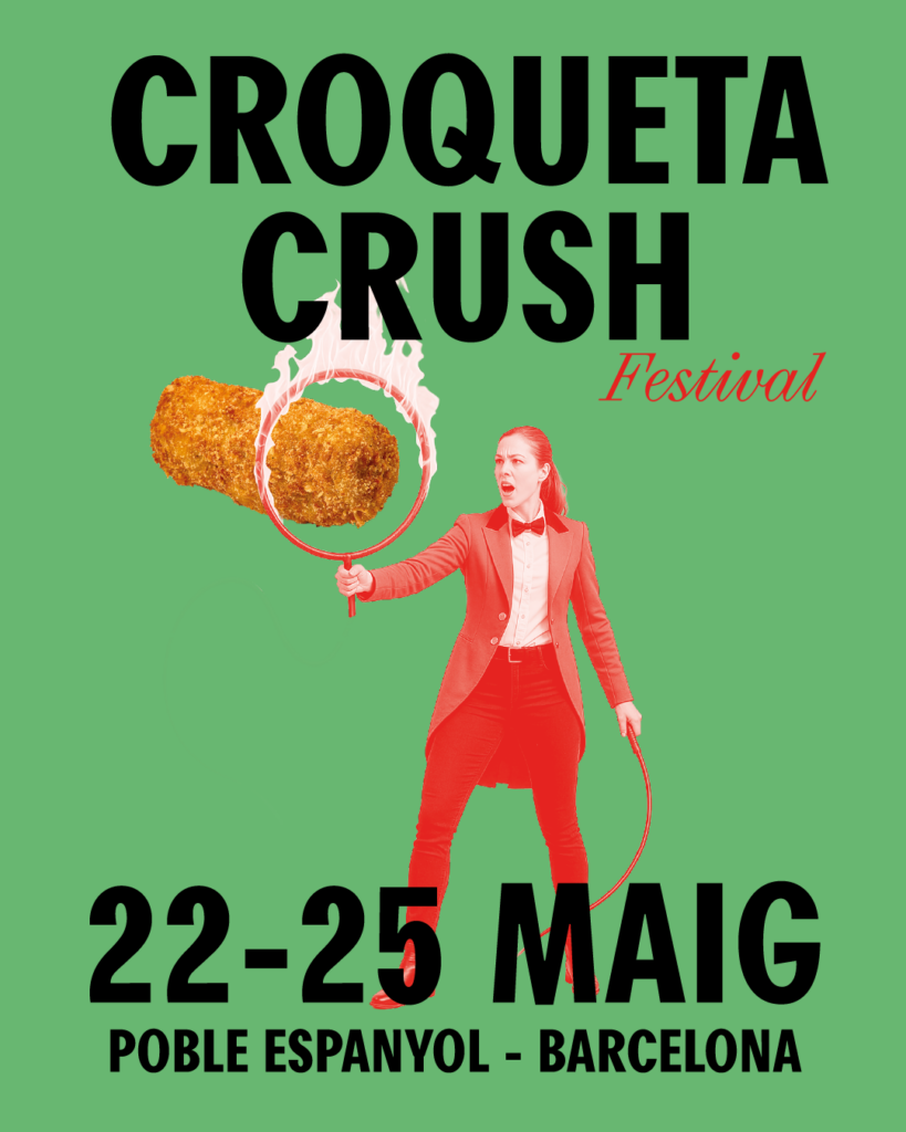 La croqueta es reivindica al Poble Espanyol amb el nou festival ‘Croqueta Crush’ del 22 al 25 de maig