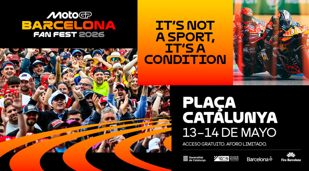 MotoGP llega a Barcelona: acceso libre al Fan Fest el 13 y 14 de mayo