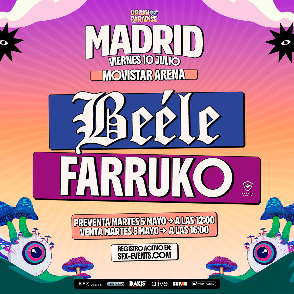 Urban Paradise Madrid con Beéle el 10 de Julio