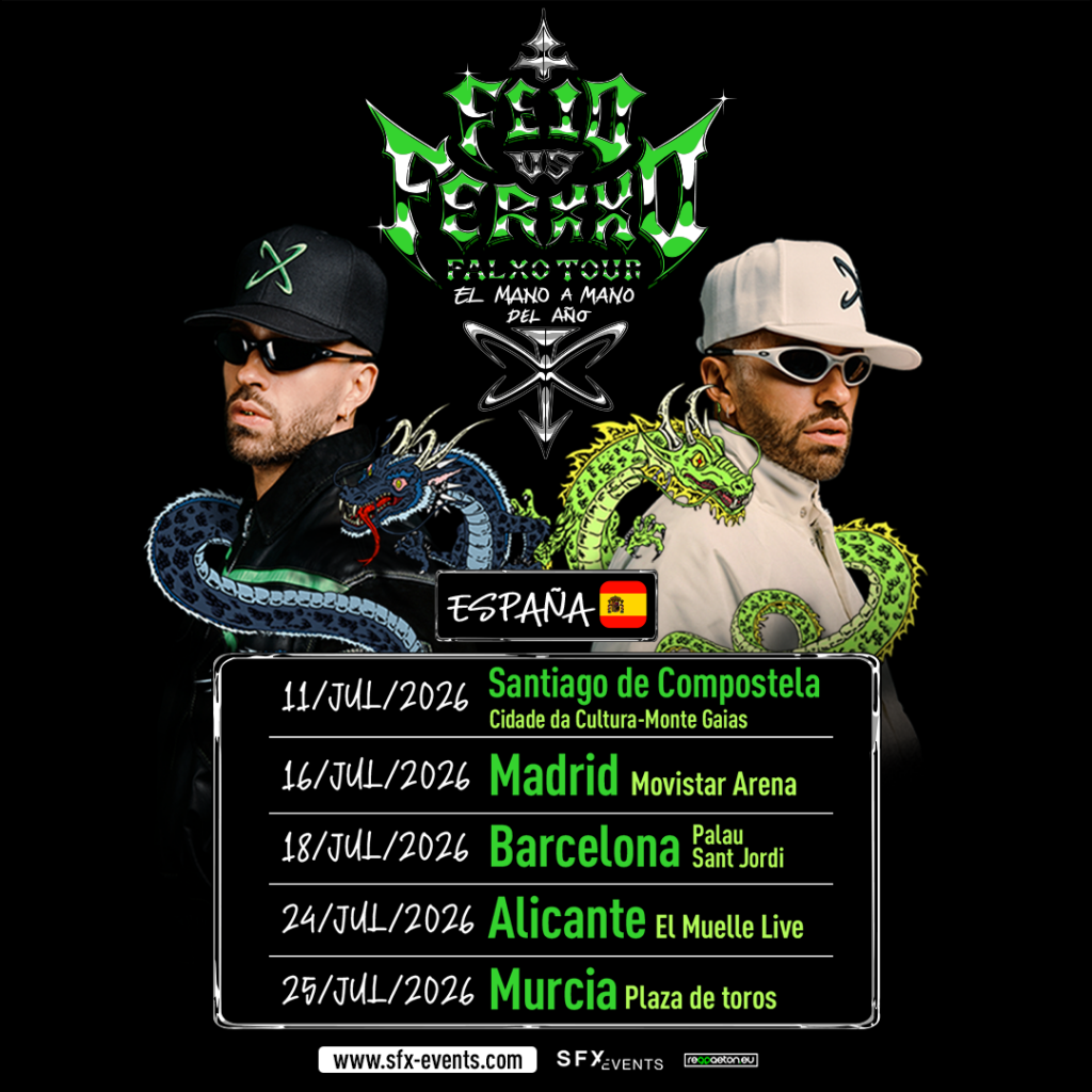 Feid triunfa en España con su FALXO Tour a partir del 11 de julio