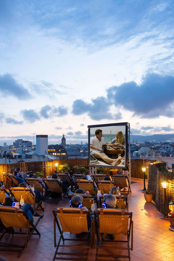 Open-Air Rooftop Cinema en El Palace Barcelona