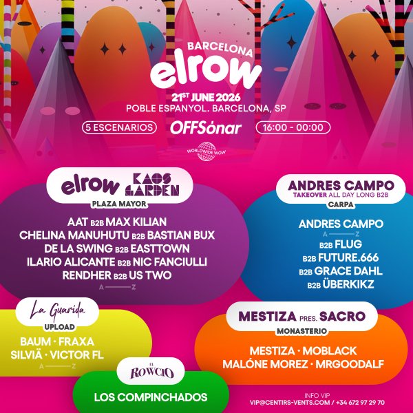 elrow OffSónar 2026 /21 JUN 2026