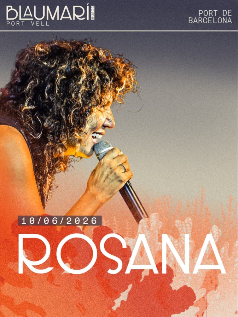 Rosana en concierto en el Festival Blaumarí el 10 de junio