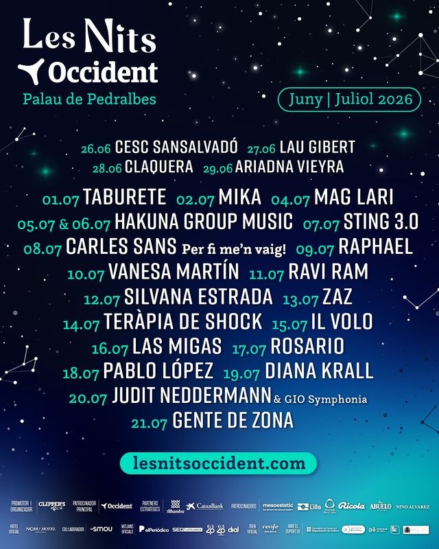 Les Nits Occident: música, talento emergente y noches inolvidables en un entorno mágico