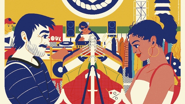 Port Flea en el Puerto Olímpico 7 de junio