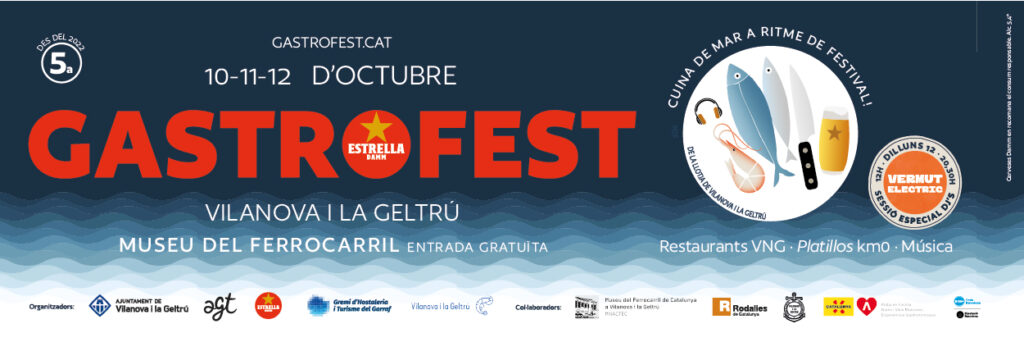 GastroFest Llotja VNG: cocina marinera, producto local y música en el Museu del Ferrocarril del 10 al 12 de octubre