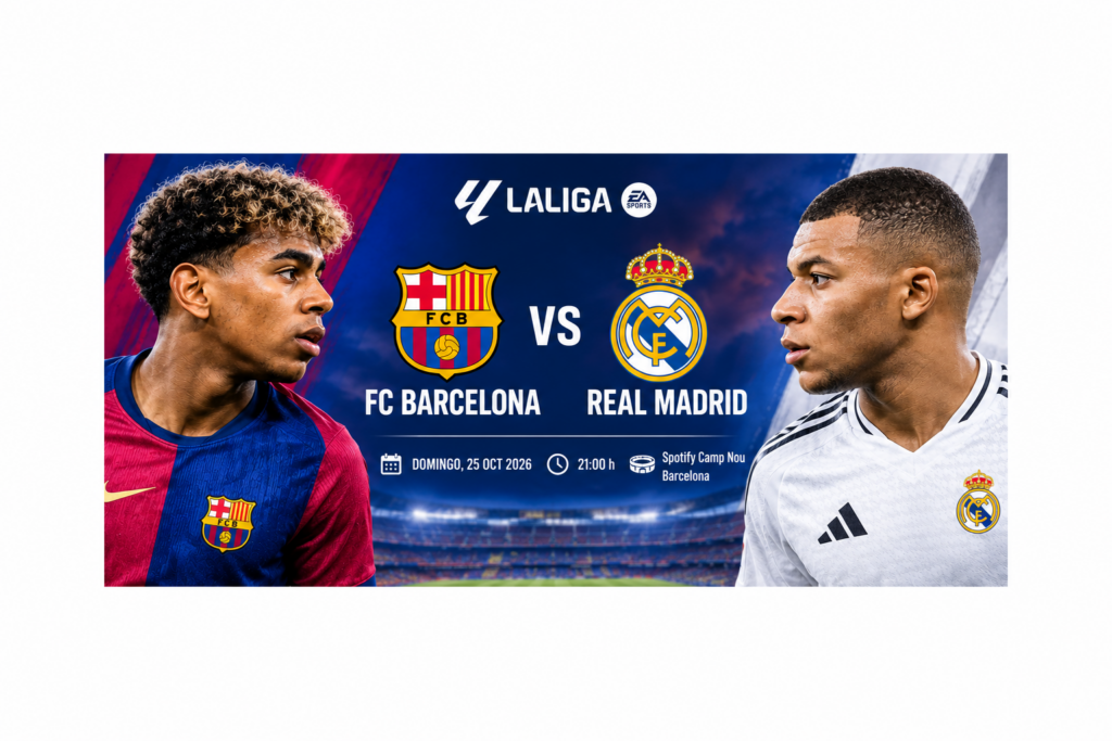 FC Barcelona – Real Madrid: El Clásico se juega este domingo